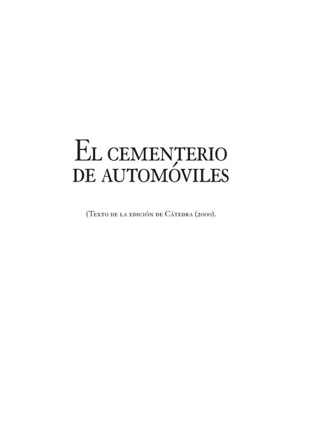 El cementerio de automóviles