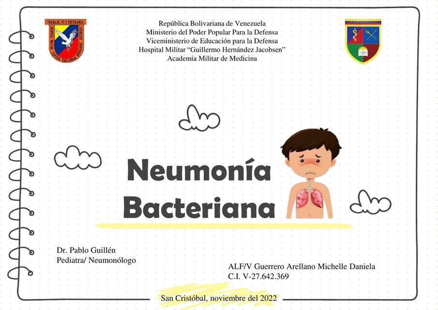 Neumonía bacteriana