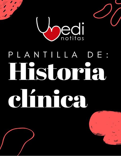 Plantilla de Historia Clínica