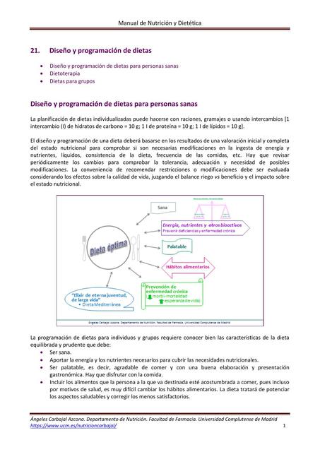 Manual de nutrición y dietética