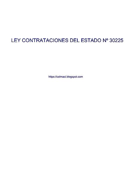 5 Ley 30225