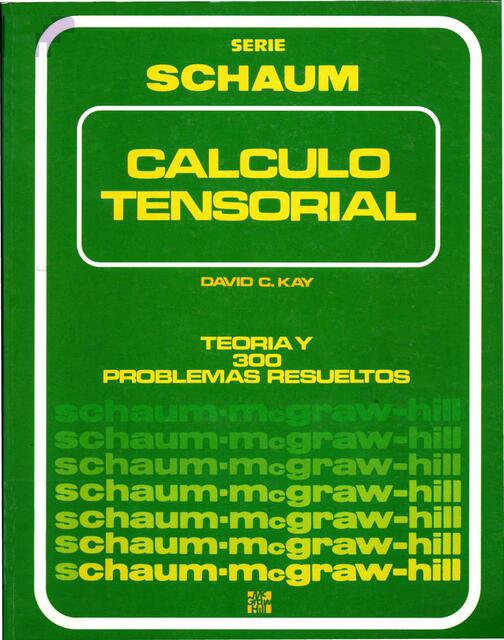 Álgebra y cálculo tensorial