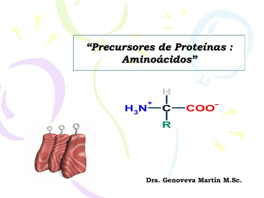 Aminoácidos y Proteínas