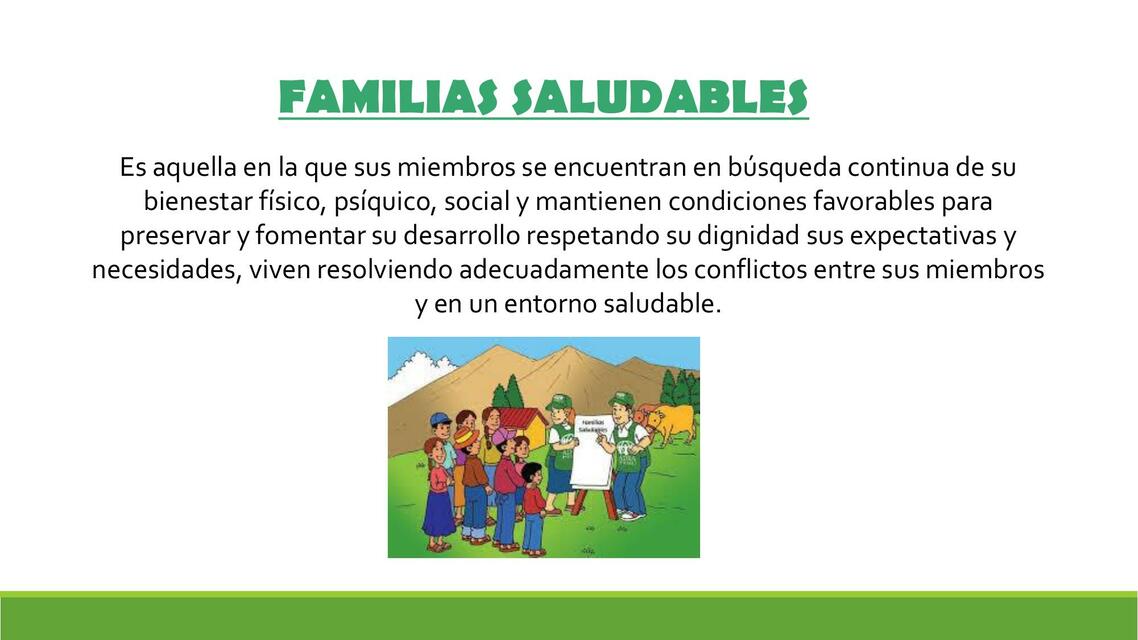 Familias saludables