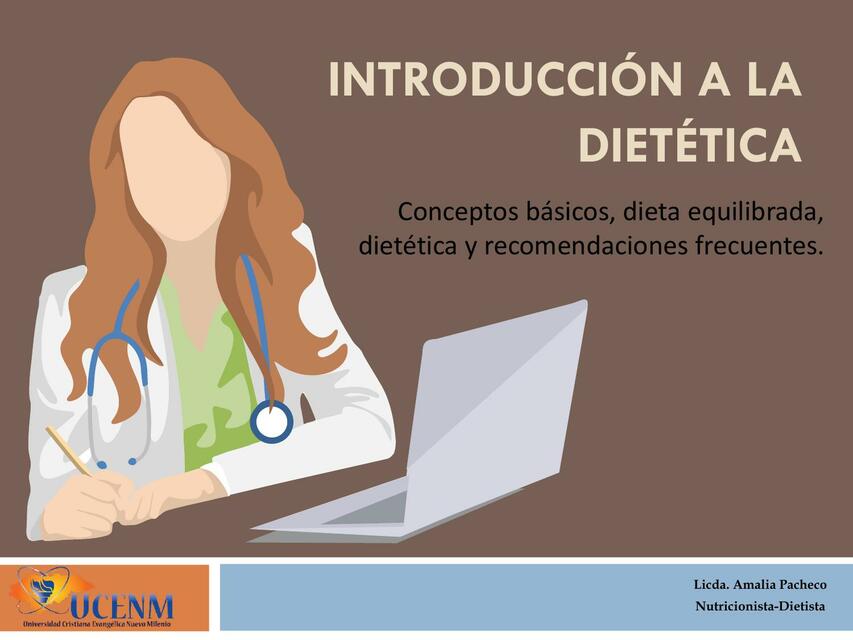 Introducción a la Dietética 