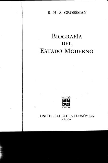 Biografía del estado moderno 