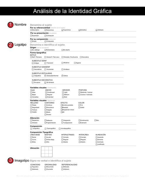 Análisis de la identidad gráfica