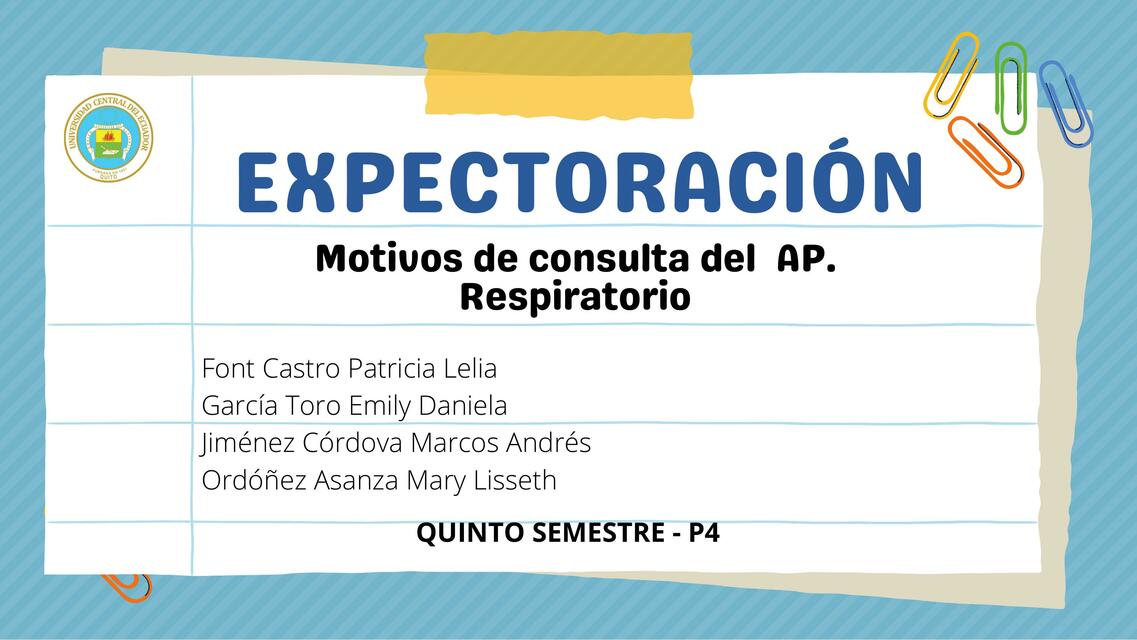 Expectoración 