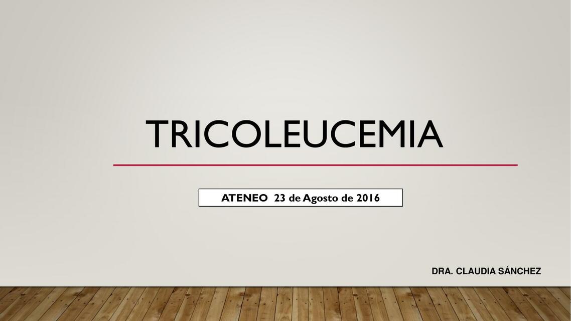 Tricoleucemia Cinthia Alexandra JM07 uDocz