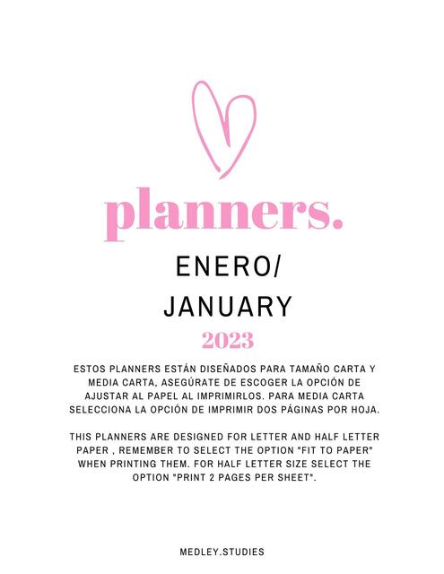 Planners Febrero 2023