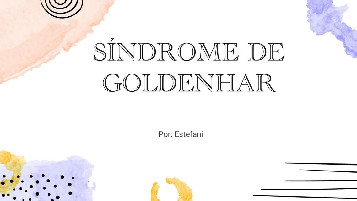 Síndrome de Goldenhar