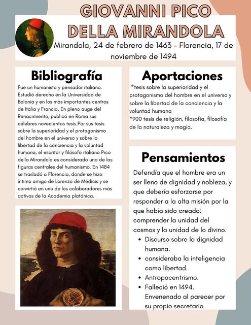 Bibliografías de los principales humanistas