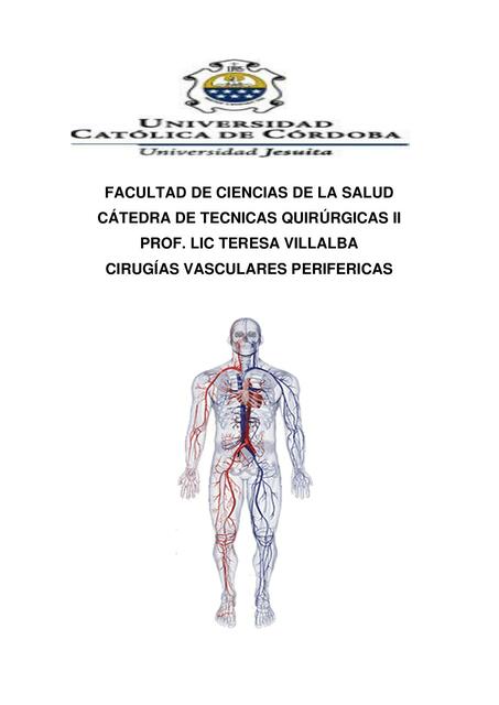 Cirugías vasculares periféricas