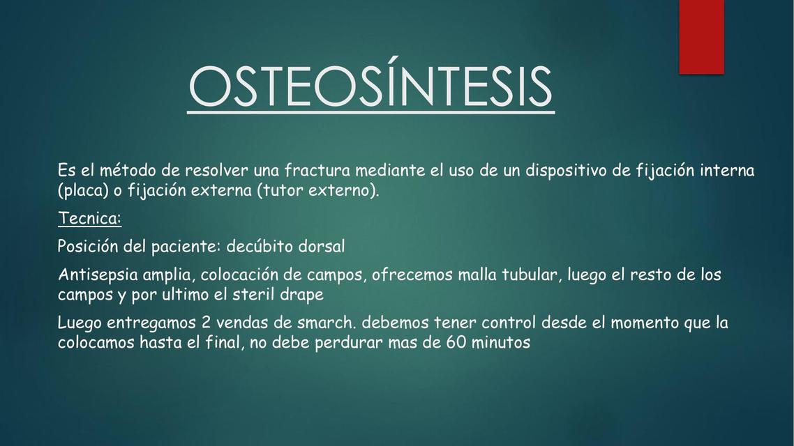 Osteosíntesis 