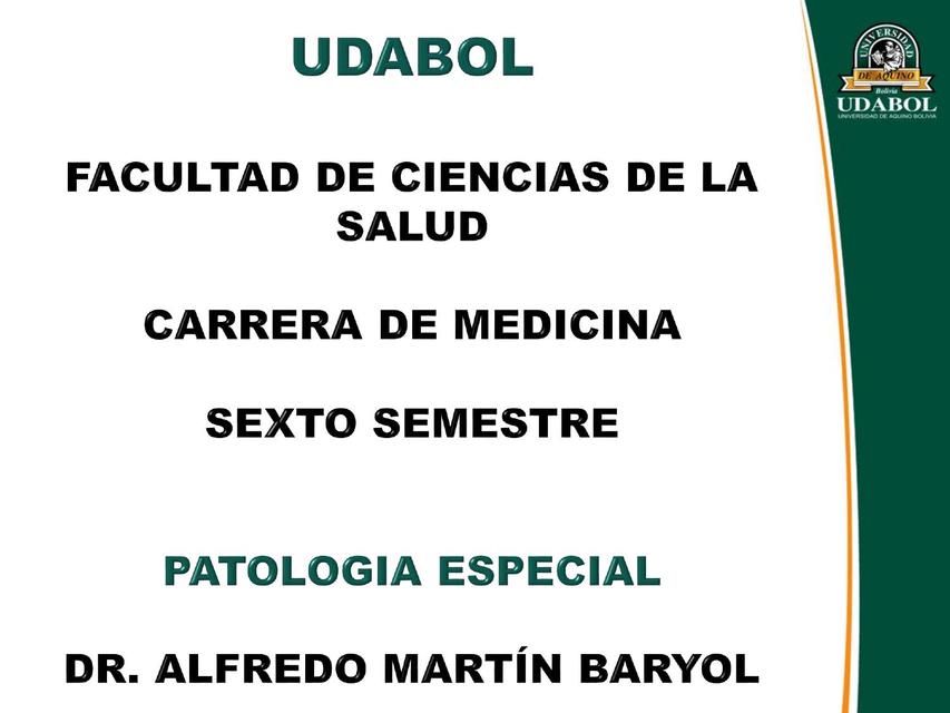 Patología especial 