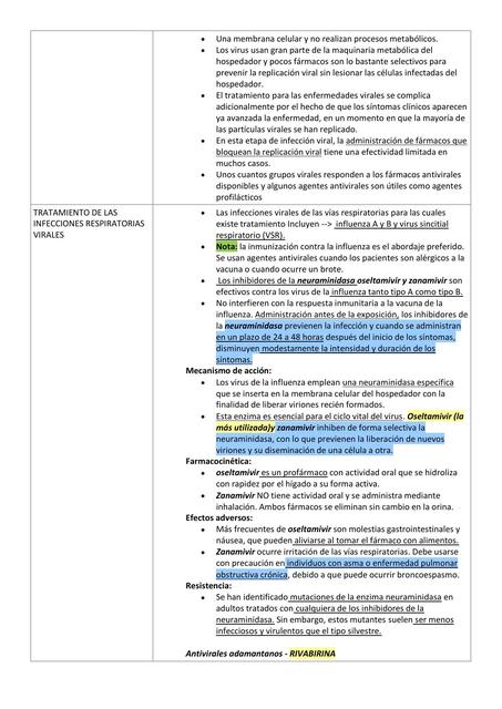 Antivirales P3 Resumen