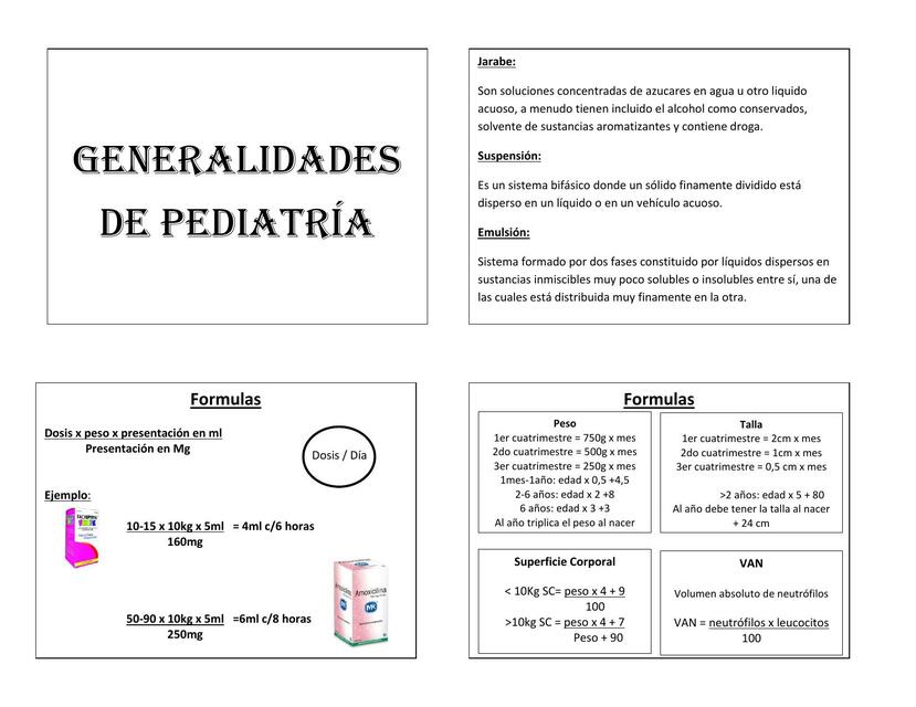 Generalidades de Pediatría 