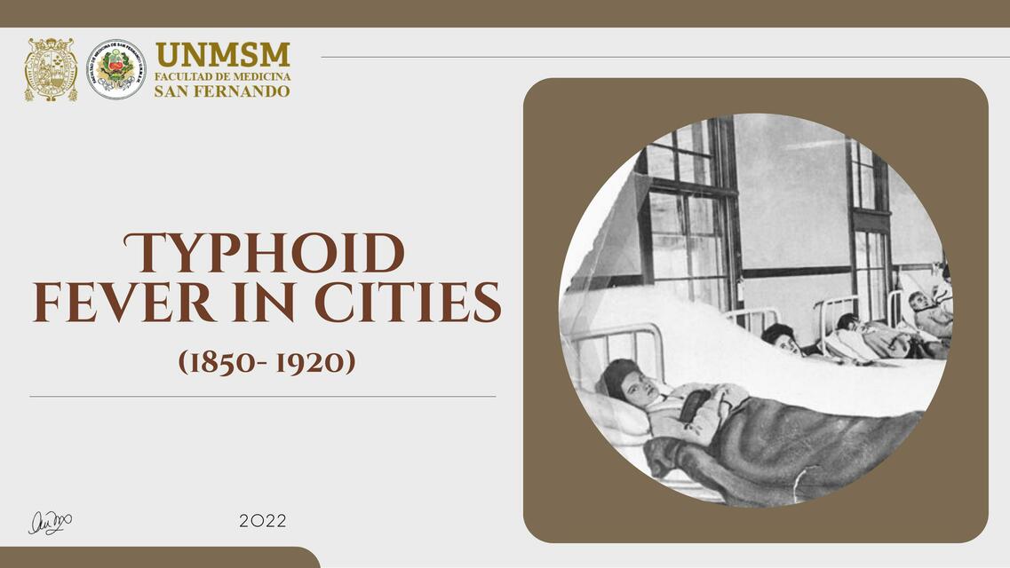 Typhoid Fever in Cities 