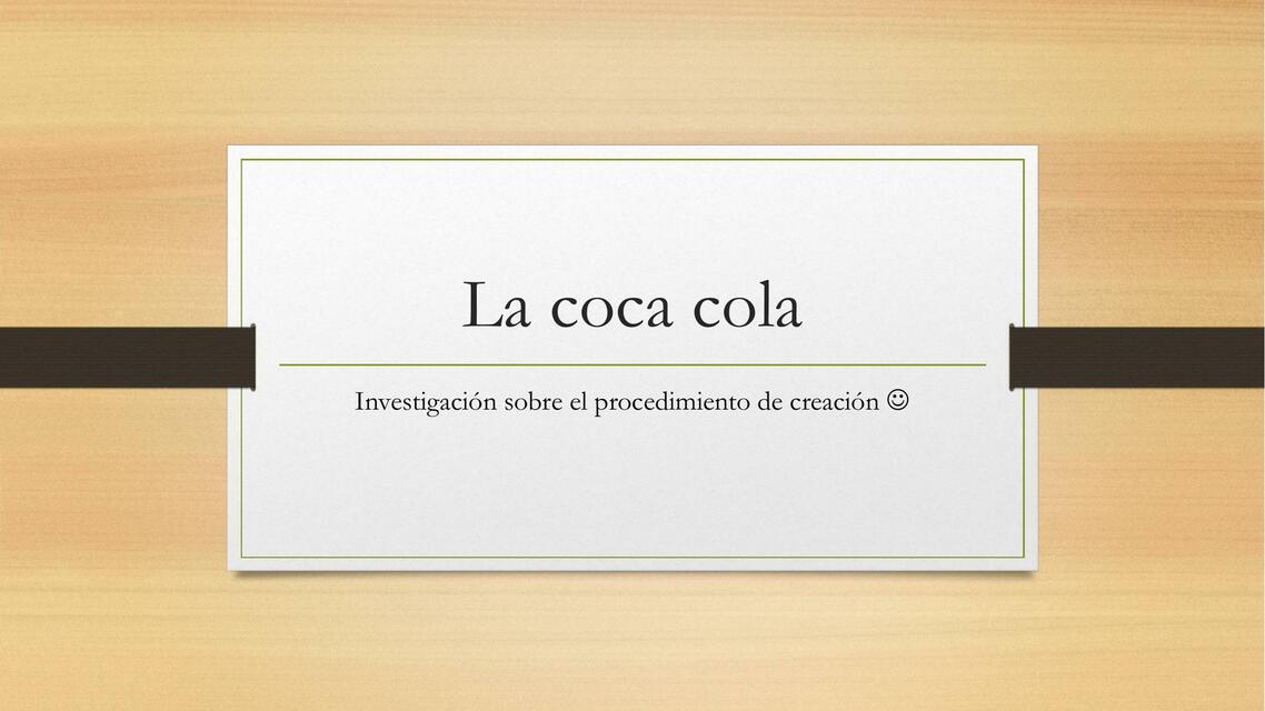 La Coca Cola