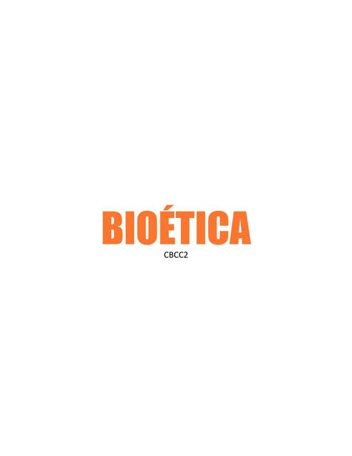 Bioética 