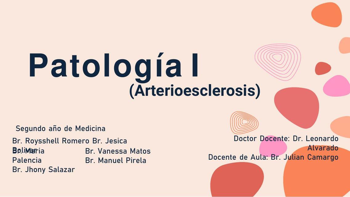 Patología I Arteriosclerosis carol cc uDocz