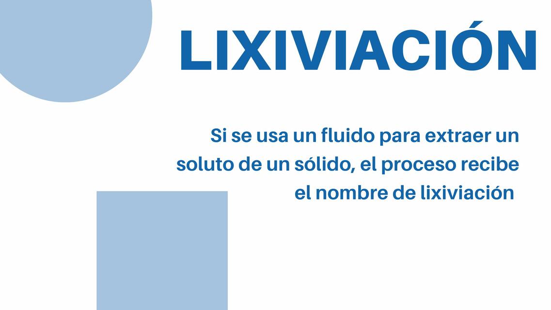 Lixiviación