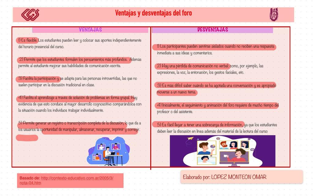 Ventajas Y Desventajas Del Foro Omar López Monteón Udocz 0645