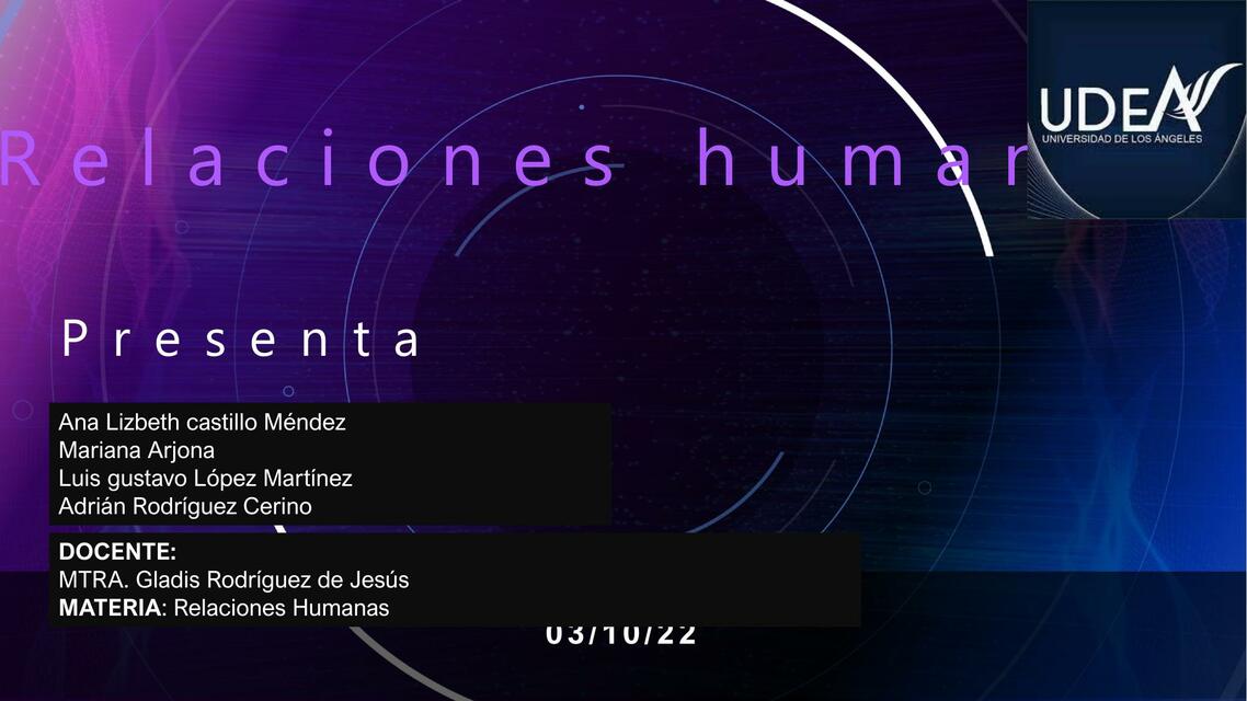 Relaciones Humanas 