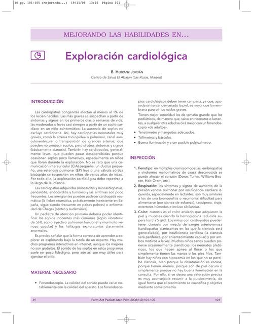 Exploración Cardiovascular 