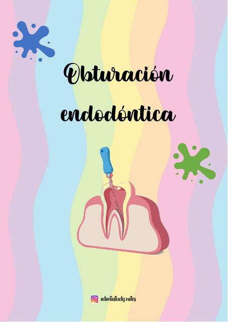 Obturación Endodóntica 