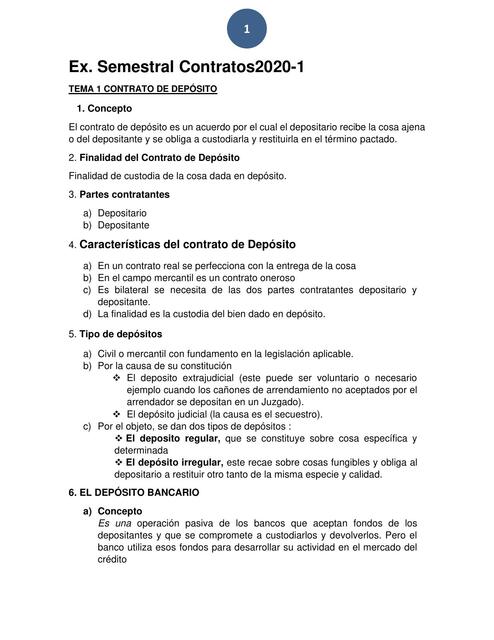 Examen semestral contratos  