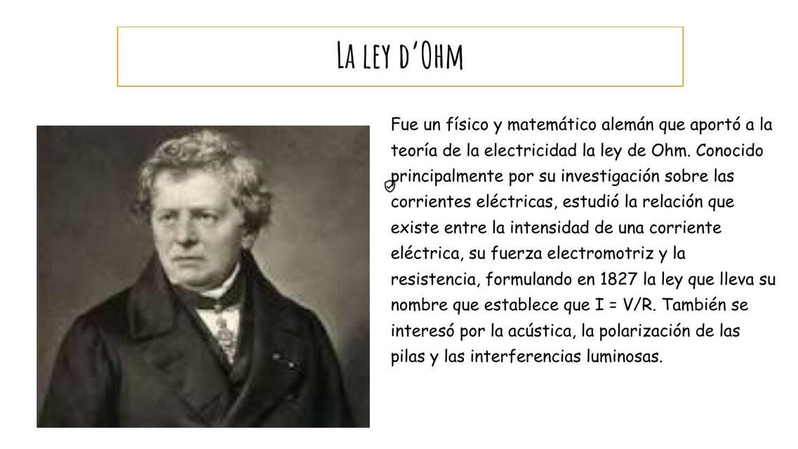 La Ley D'ohm