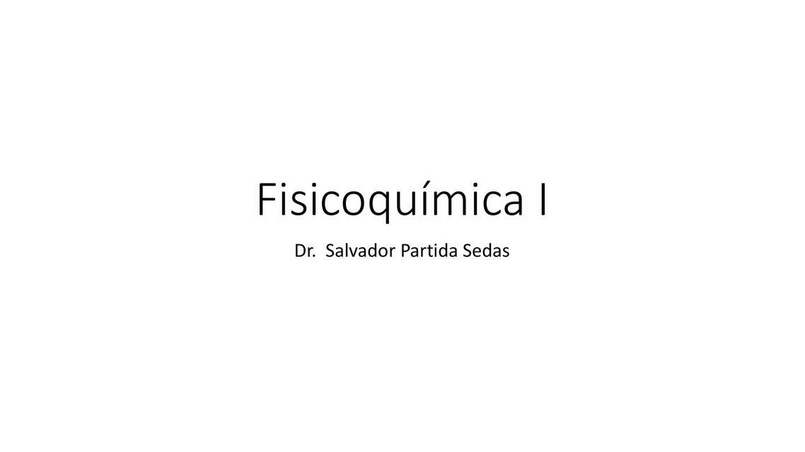 Fisicoquímica