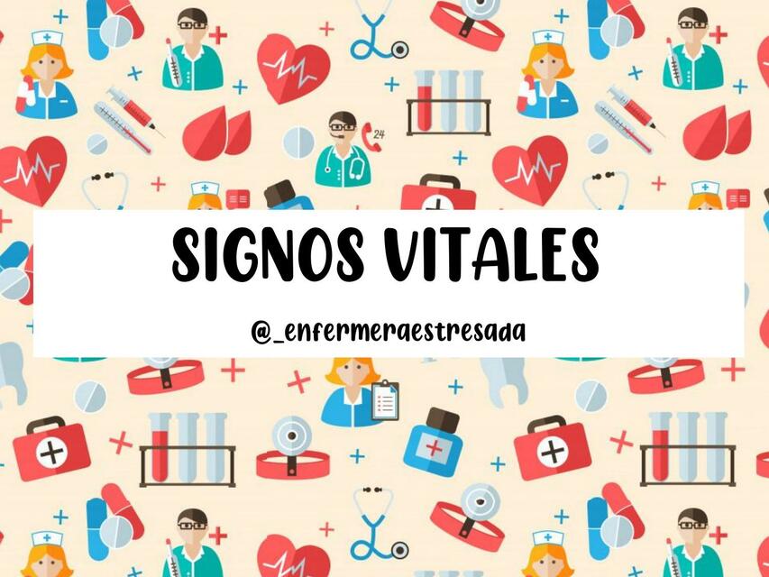 Signos vitales | Enfermería | uDocz