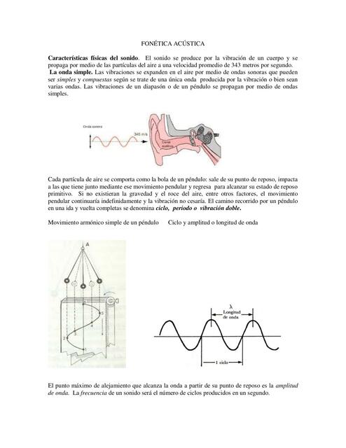 Fonética acústica  