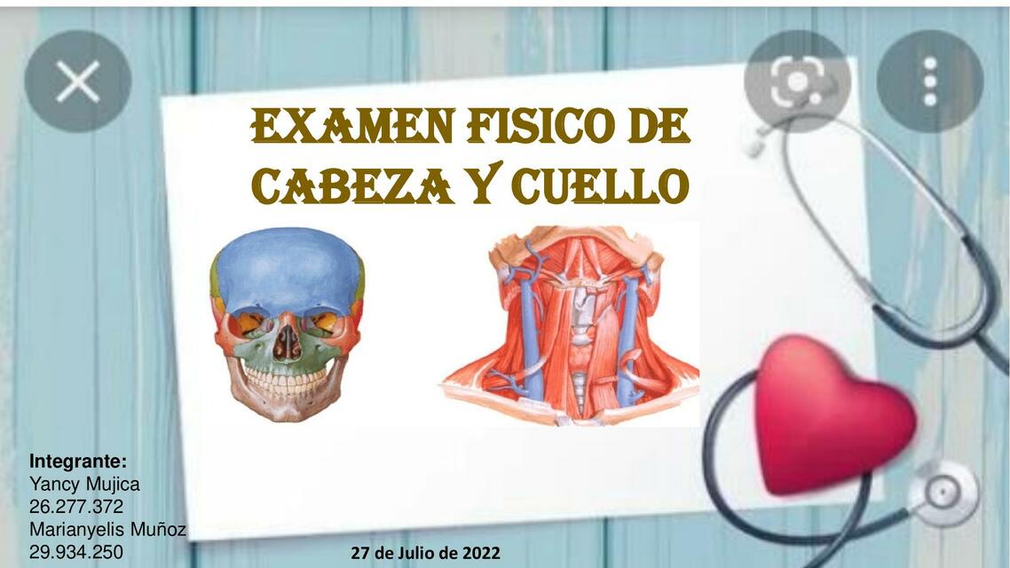 seminario cabeza y cuello