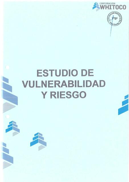 Estudio de vulnerabilidad y riesgo