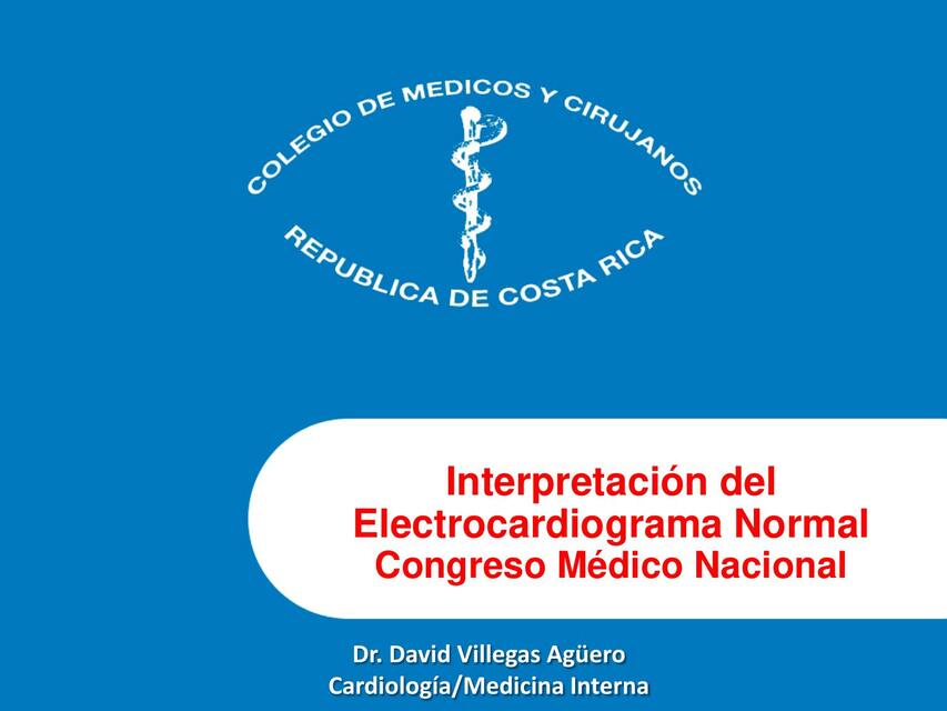 Interpretación del Electrocardiograma Normal