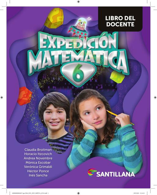 Guía Santillana. Expedición Matemática. Grado 6 