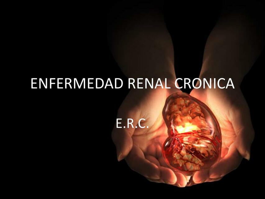 Enfermedad renal crónica 