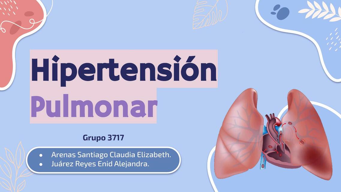 Hipertensión Pulmonar 