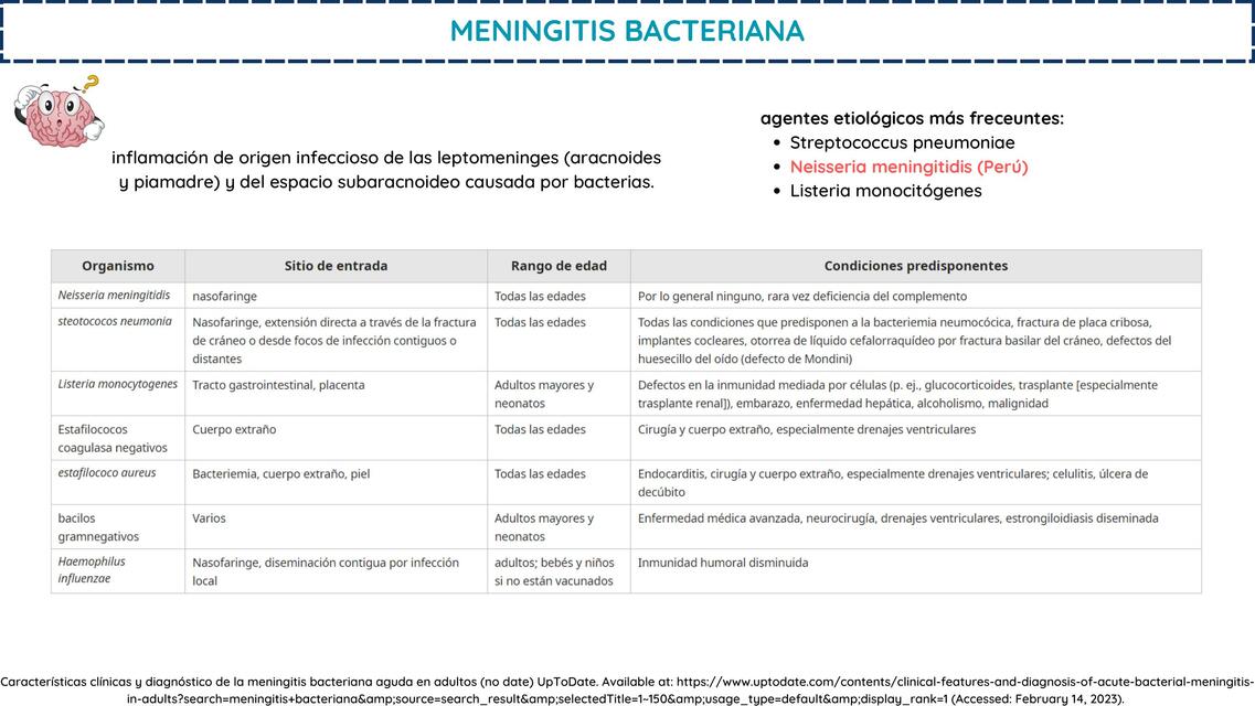 Meningitis Bacteriana