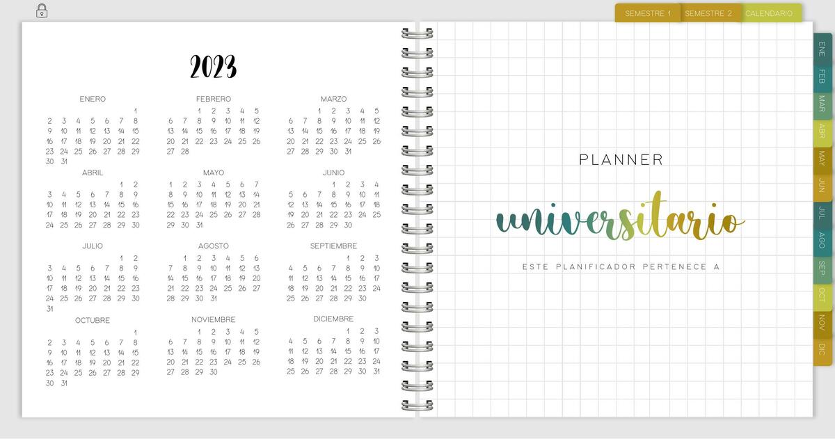 Planner Universitario