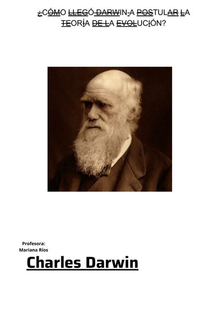 Darwin y su teoría de la evolución