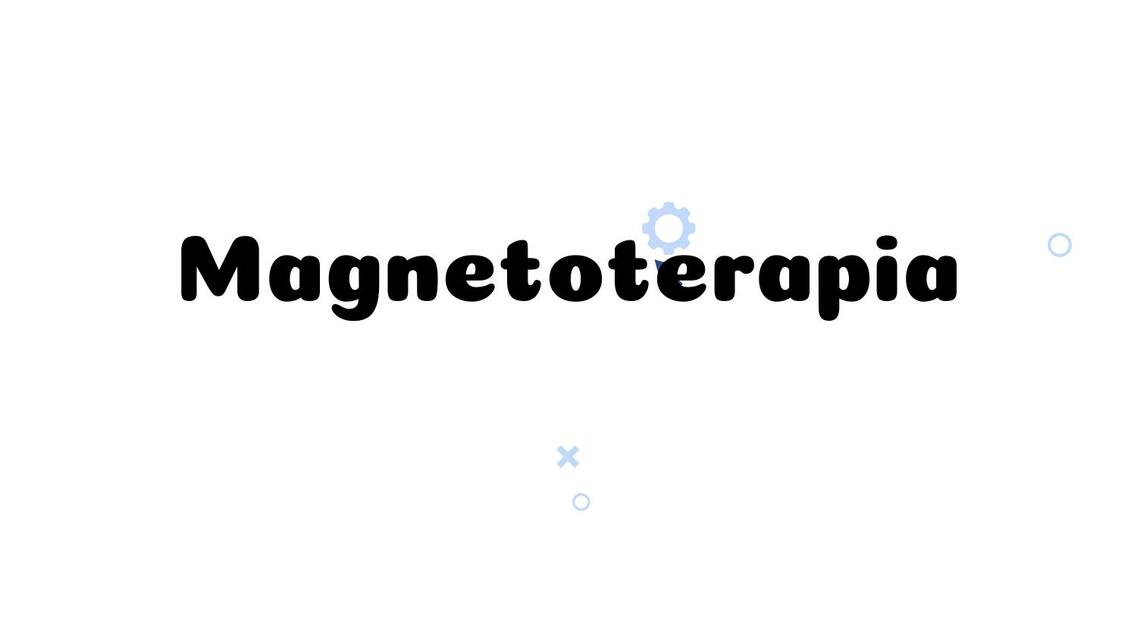 Magnetoterapia