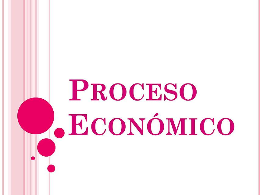 Proceso Económico III