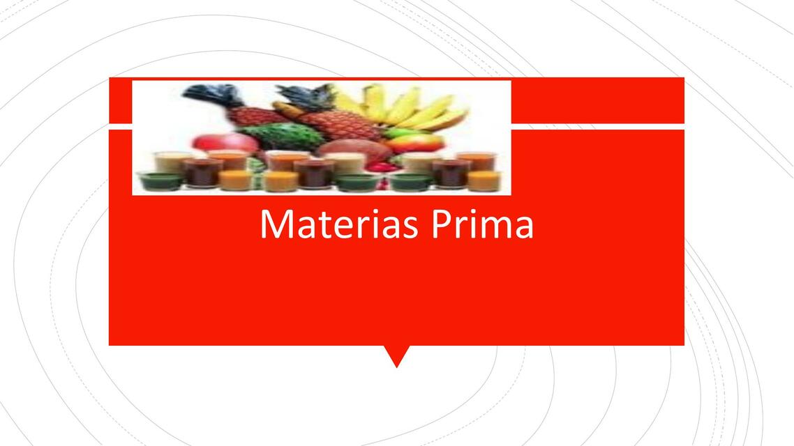 Materia Prima 