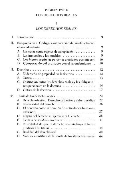Primera parte. Los Derechos Reales 1 | Derecho y leyes | uDocz