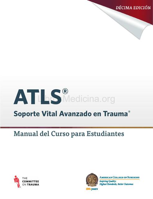 Soporte Vital Avanzado en Trauma