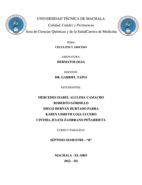 Celulitis y absceso